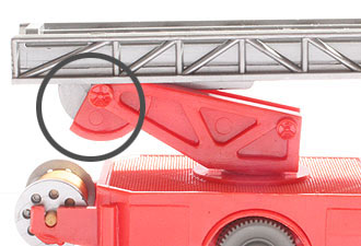 Alter Leiterwagen: Version 2: Arretierung flacher (rot)