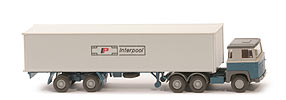 Scania 110  Container-Sattelzug - Interpool Container altweiß - Interpool (2)