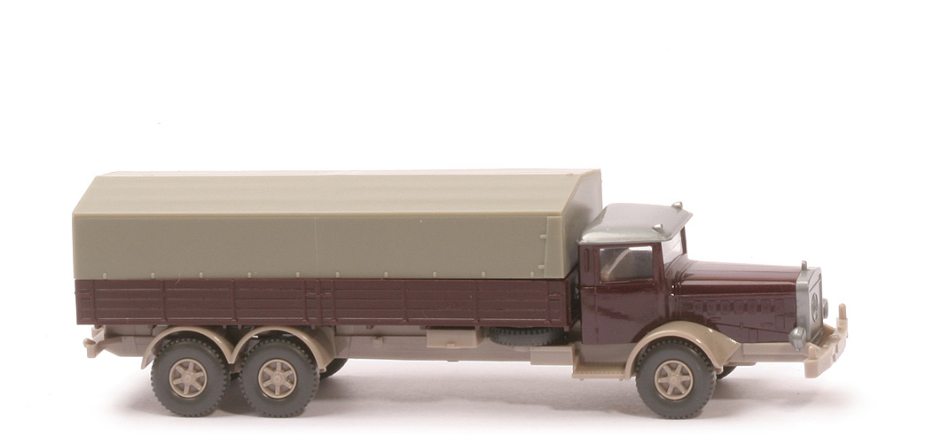 Mercedes L 10000 - FH, PR schwarzrot, CH rotelfenbein - 843/2d