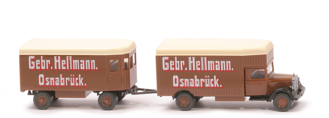 Mercedes L 2500 Möbel-Lastzug - Gebr. Hellmann - 845/3