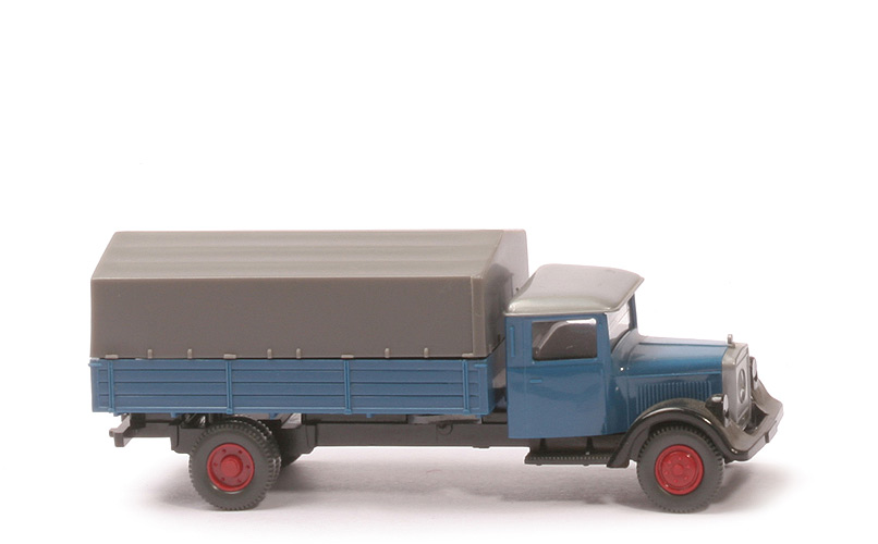 Mercedes L 2500, unbeschriftet - FH, PR capriblau, CH schwarz - 842/1f o. g