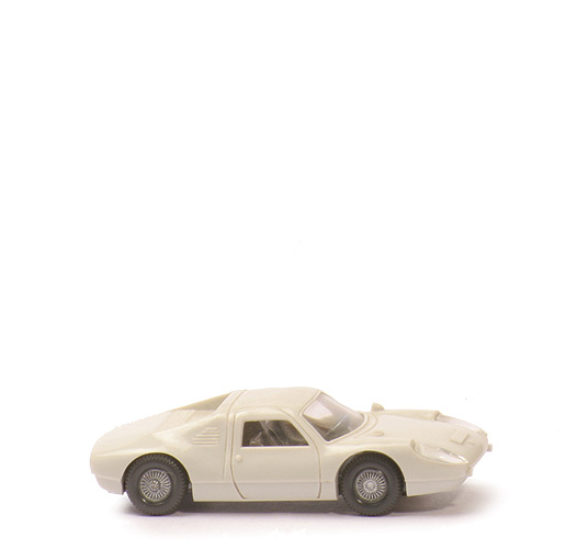 Porsche Carrera - grauweiß, Lenkrad integriert - 163/3b