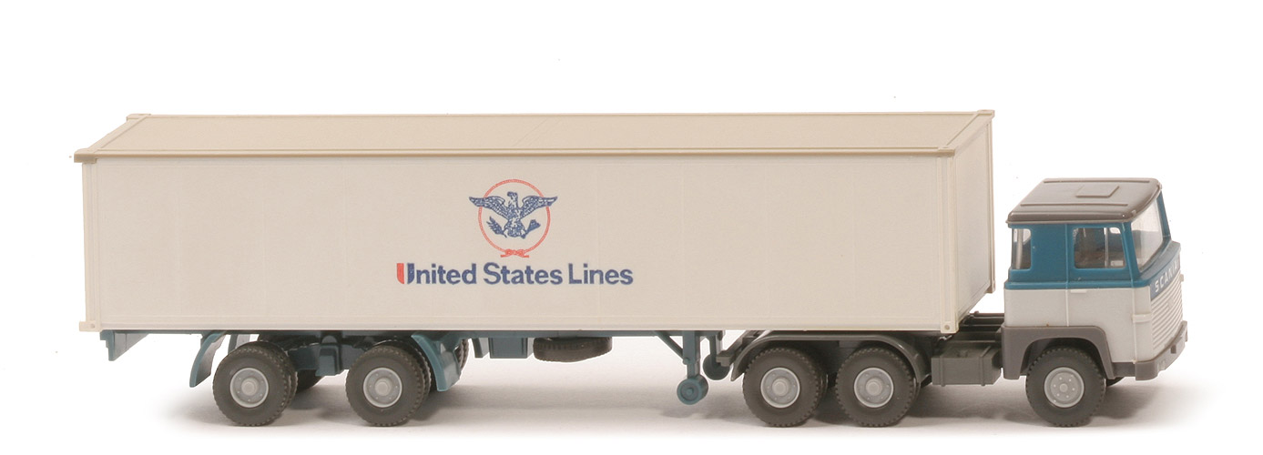 Scania 110  Container-Sattelzug - United States Lines - 520/35a