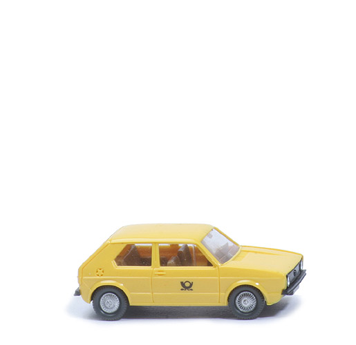  VW Golf I Postwagen - Grill glatt, stilisiertes Posthorn Fehldruck - 49/1b