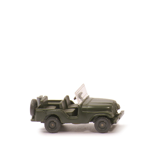 Jeep, Haube gerundet - flaschengrün, CH flaschengrün, BP WM, Germany - 11/3i