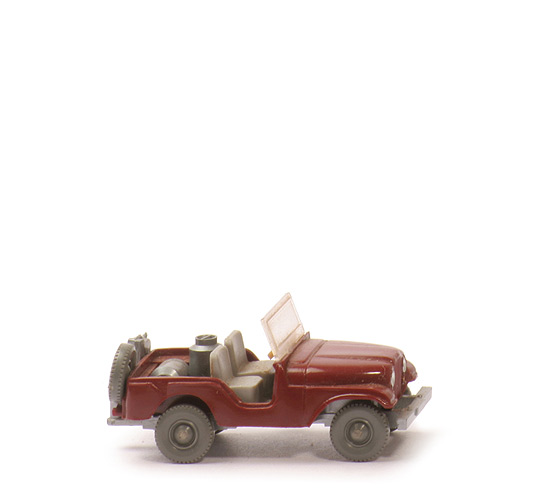 Farmer-Jeep - rotbraun, mit Verstärkung - 12/2a