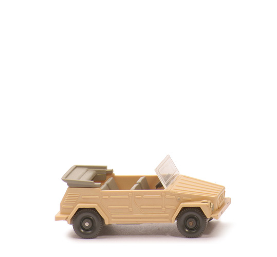 VW 181 offen  - hellbeige, IE u. Chassis hellolivgrau - 40/16a
