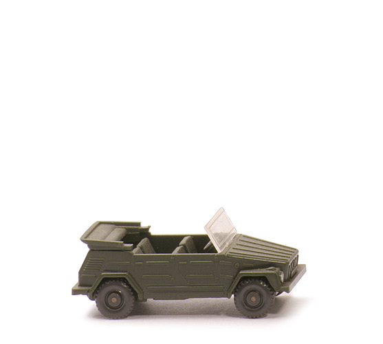 VW 181 offen - flaschengrün, IE u. Chassis flaschengrün - 40a/3b