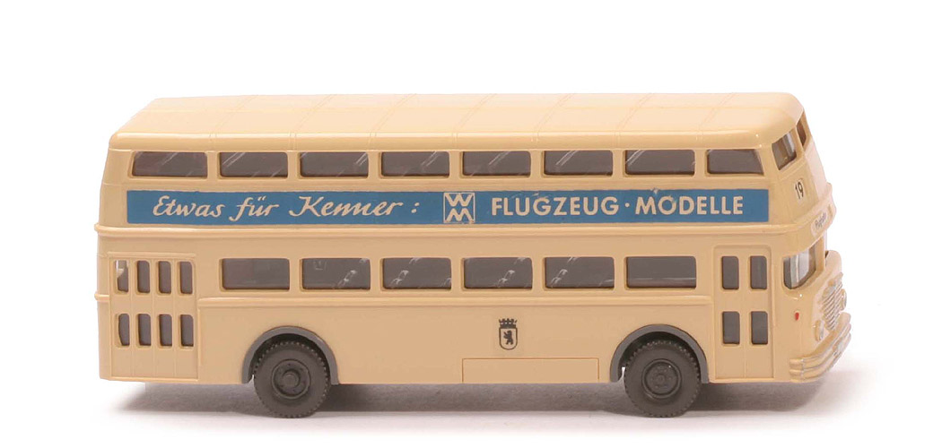Büssing D2U geschlossen Flugzeug-Modelle - Linie 19 (Flughafen) - 722/6c