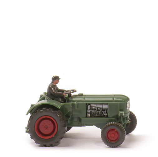 Deutz-Schlepper - diamantgrün, LKR waagerecht, m. Fahrer - 383/3d