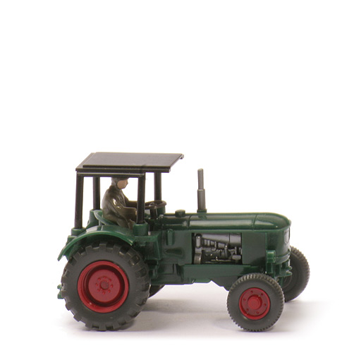 Deutz-Schlepper - kieferngrün, mit Dach - 383/4c