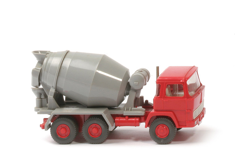 Magirus 260-25 Betontransport - FH, CH rot, Aufbau platingrau - 680/8a