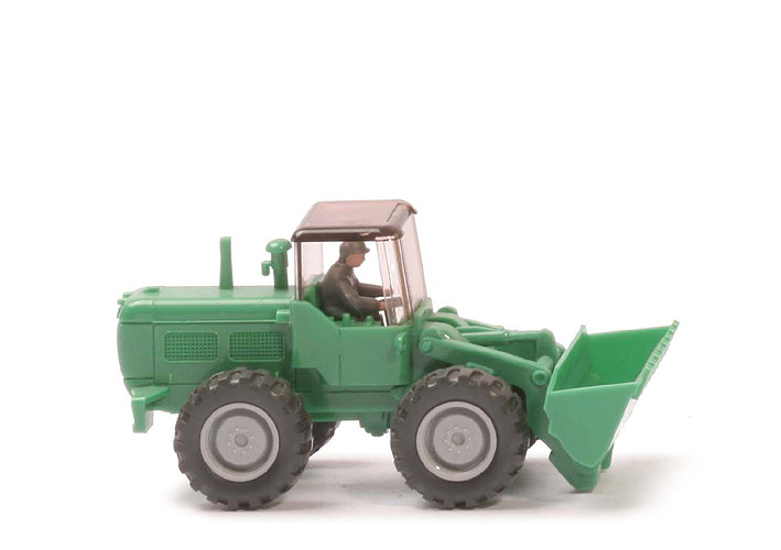 Hanomag Radlader - mit Schutzdach, grün - 651/6c