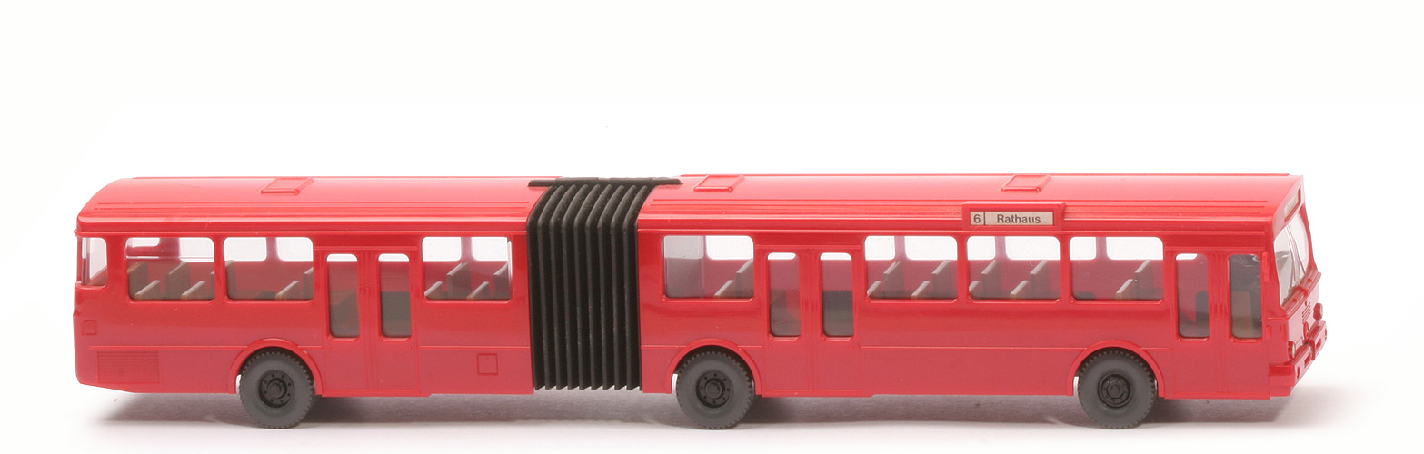 MB O 305 G Gelenkbus - rot - Mercedes Werbemodell - Mercedes (35) c