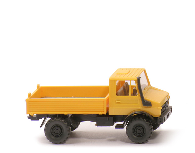 Unimog U 1700 L - gelb, Pritscheneinlage silbern - 375/2d