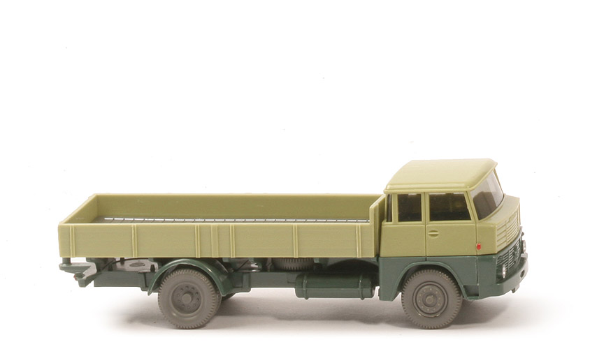 Henschel HS 14 Pritsche - lindgrün / graugrün - 412/1c