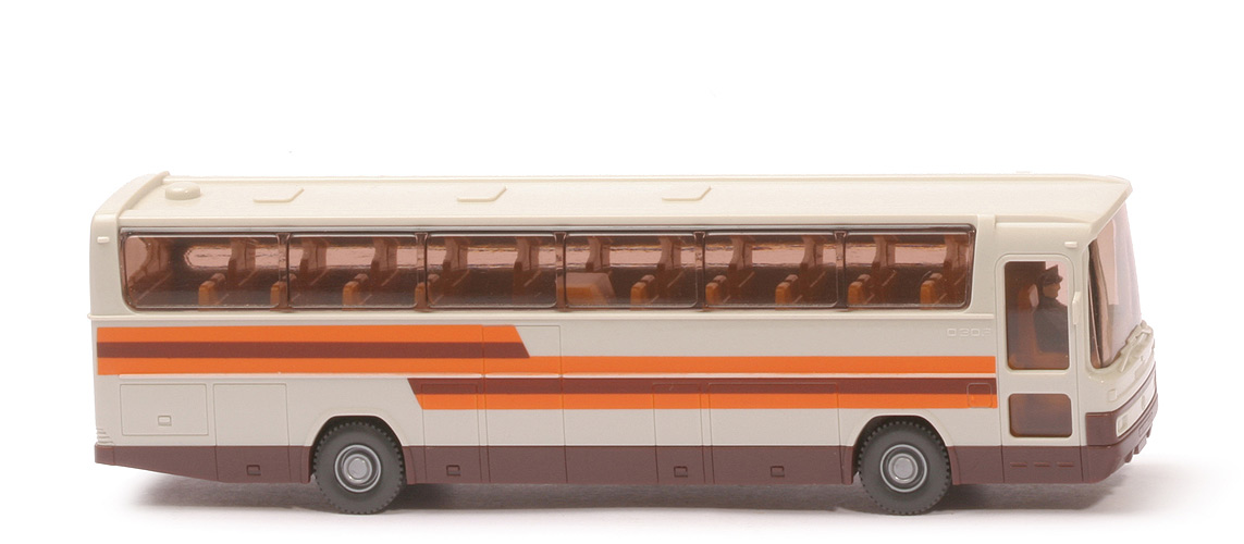 Reisebus MB O 303 RHD - grauweiß, unbeschriftet - 712/1a