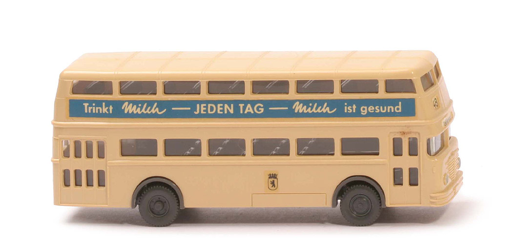 Büssing D2U geschlossen Trinkt Milch - Linie 48 (Zehlendorf) - 722/7d