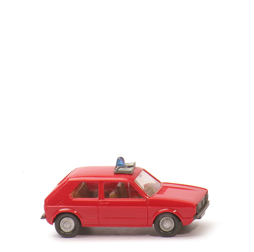  VW Golf I Einsatzleitwagen - rot, Grill gerillt - 606/3