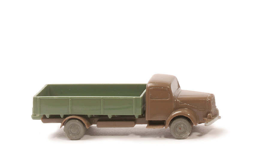 MB L 5000  uv Pritschen-LKW - FH, CH blassbraun , PR dunkelmaigrün - 430/8 ?