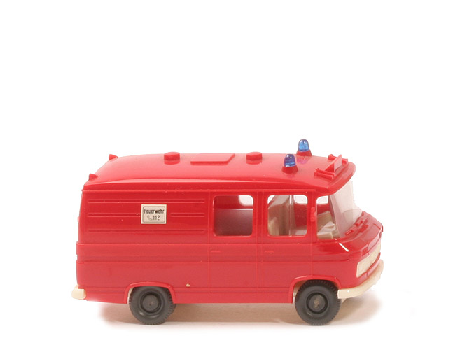MB L 406 Feuerwehr RTW - rot, Haftetikett - 608/4
