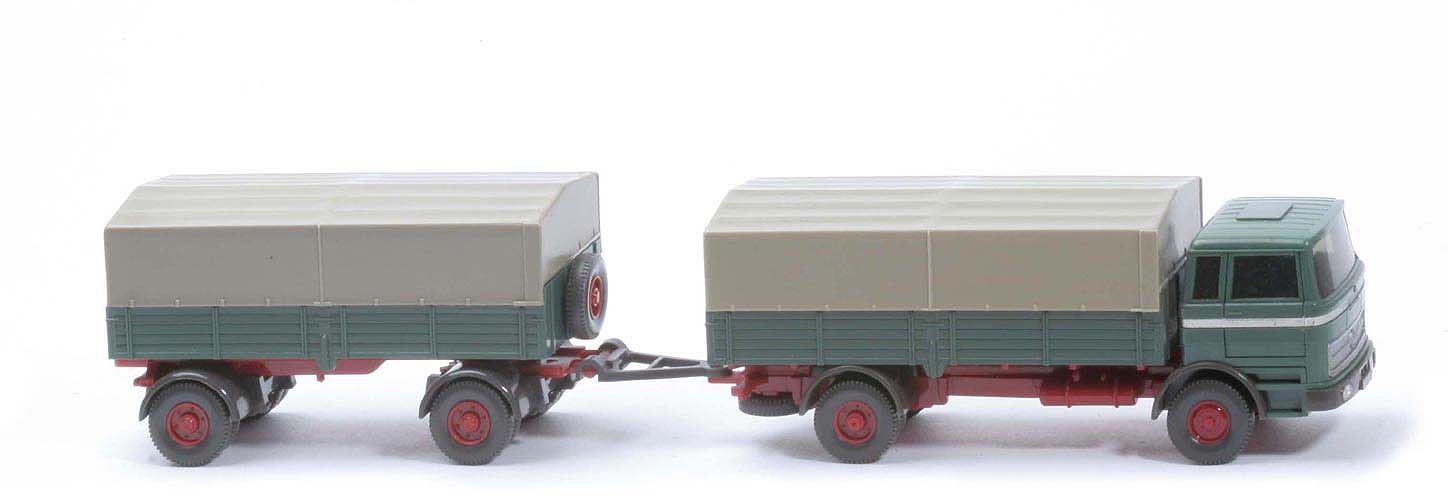 MB LP 1620 Lastzug - hellpatinagrün / weinrot - 435/2b