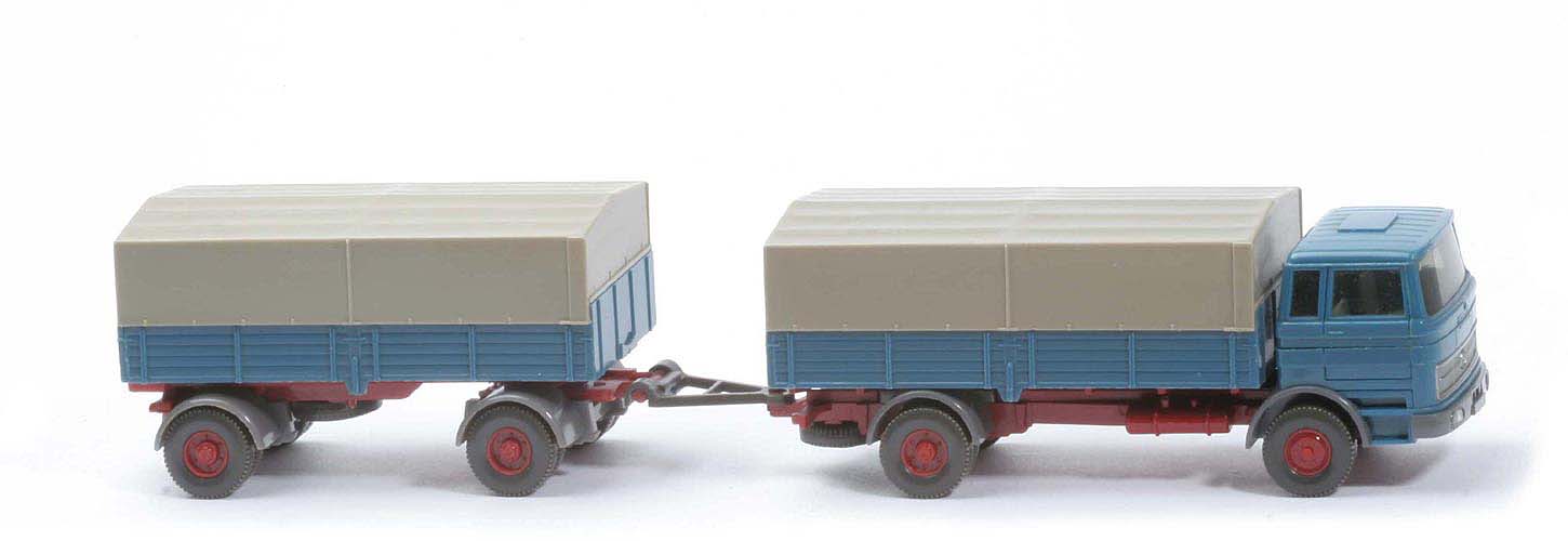 MB LP 1620 Lastzug - azurblau / hellbraunrot - 435/3g
