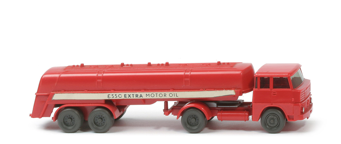Henschel HS 14 Esso Tank-Sattelzug - Bolzen dünn (integriert) - mit ZH - Räder anthrazit - DAA Klemmplatte - 790/6