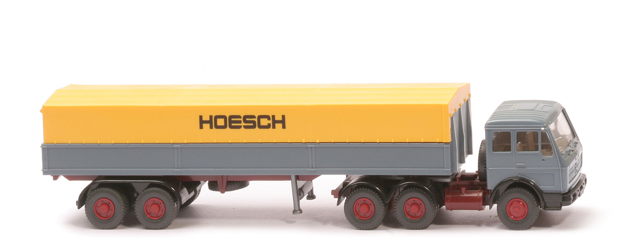 MB 2632 S Alupritsche - Hoesch, Aufbau graublau, Grill integriert - 515/3