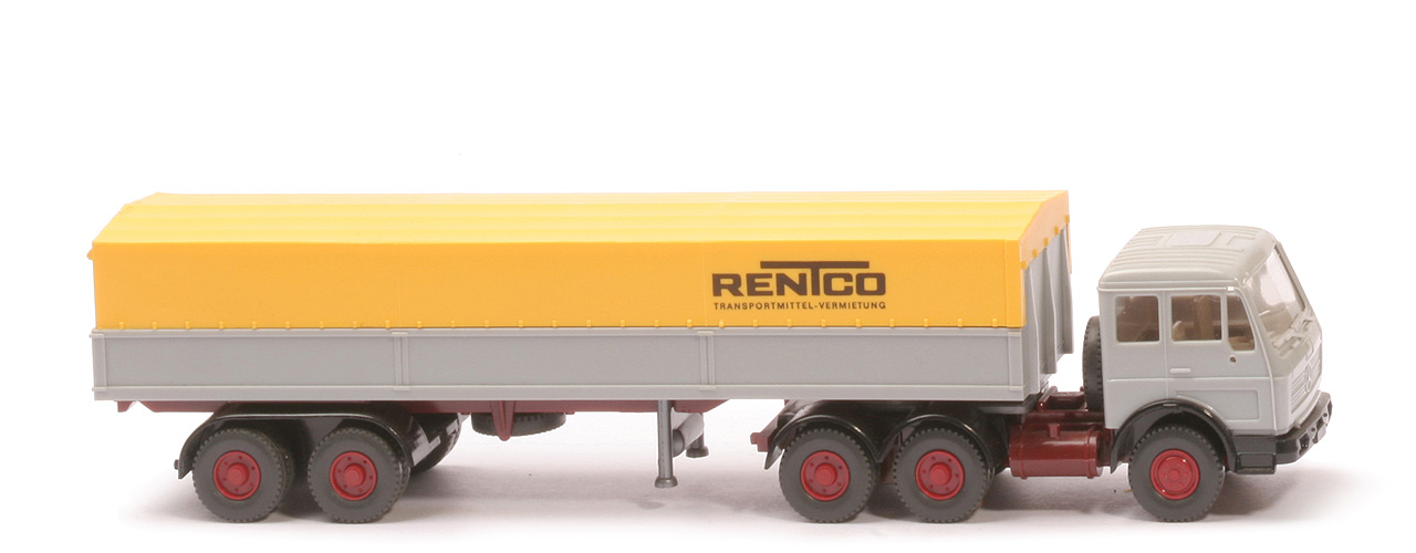 MB 2632 S Alupritsche - Rentco, Aufbau silbergrau, Grill integriert - 515/4