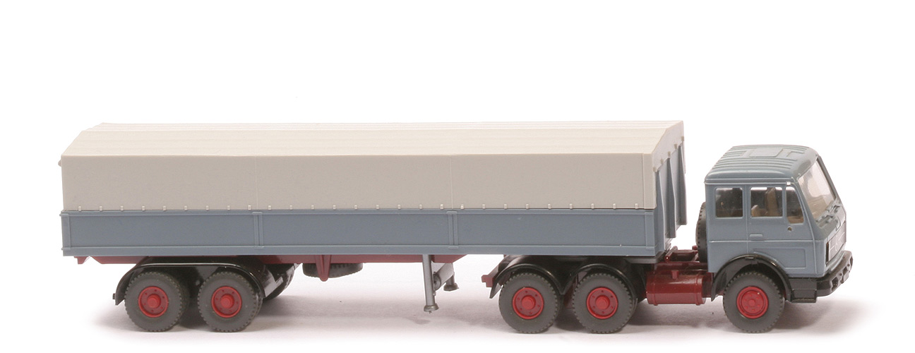 MB 2632 S Alupritsche - Aufbau graublau, Grill Papier - 515/1b