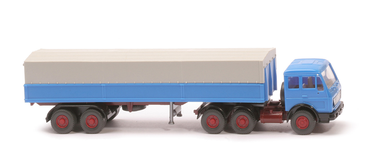 MB 2632 S Alupritsche - Aufbau signalblau, Grill Papier - 515/1a
