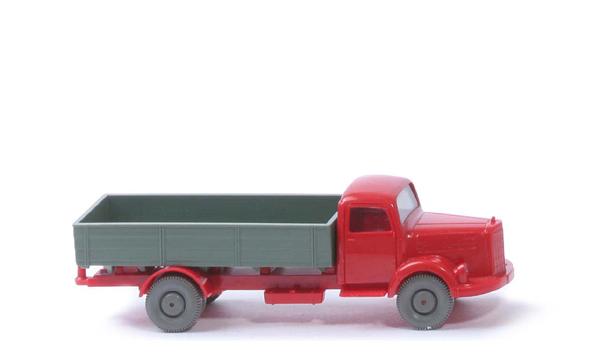 MB L 3500 Pritsche - FH, CH rot / PR dunkelresedagrün - 430/14b