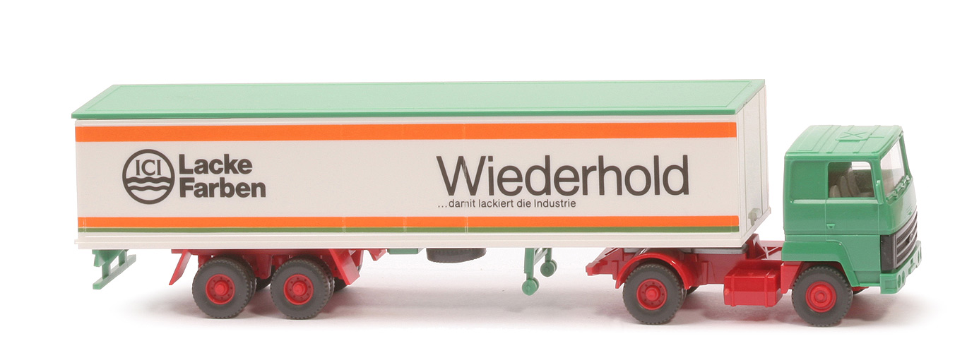 Ford Transcontinental Koffer-Sattelzug  - ICI, ... damit lackiert die Industrie, Grill eingesetzt - 540/37