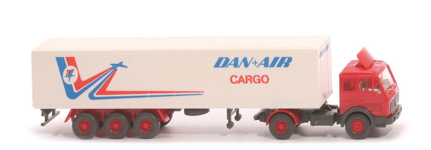 MB 1626 S Koffer-Sattelzug 2/3 - Dan Air - 542/7