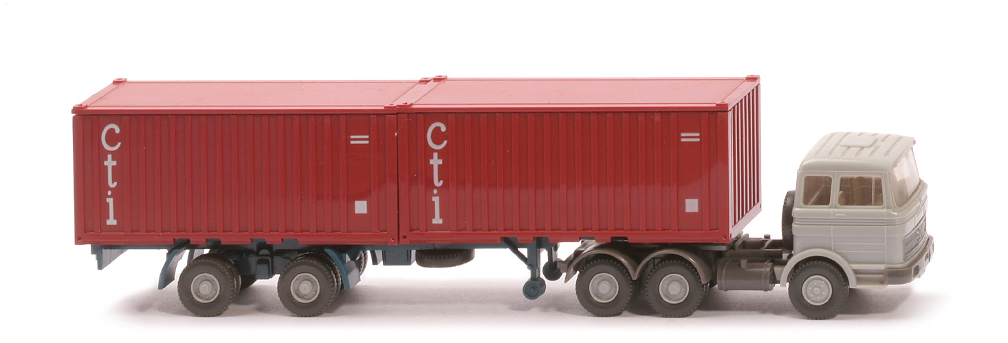 MB LPS 2223 Stahl-Container - cti ohne Unterfahrschutz, FH silbergrau - 524/6a