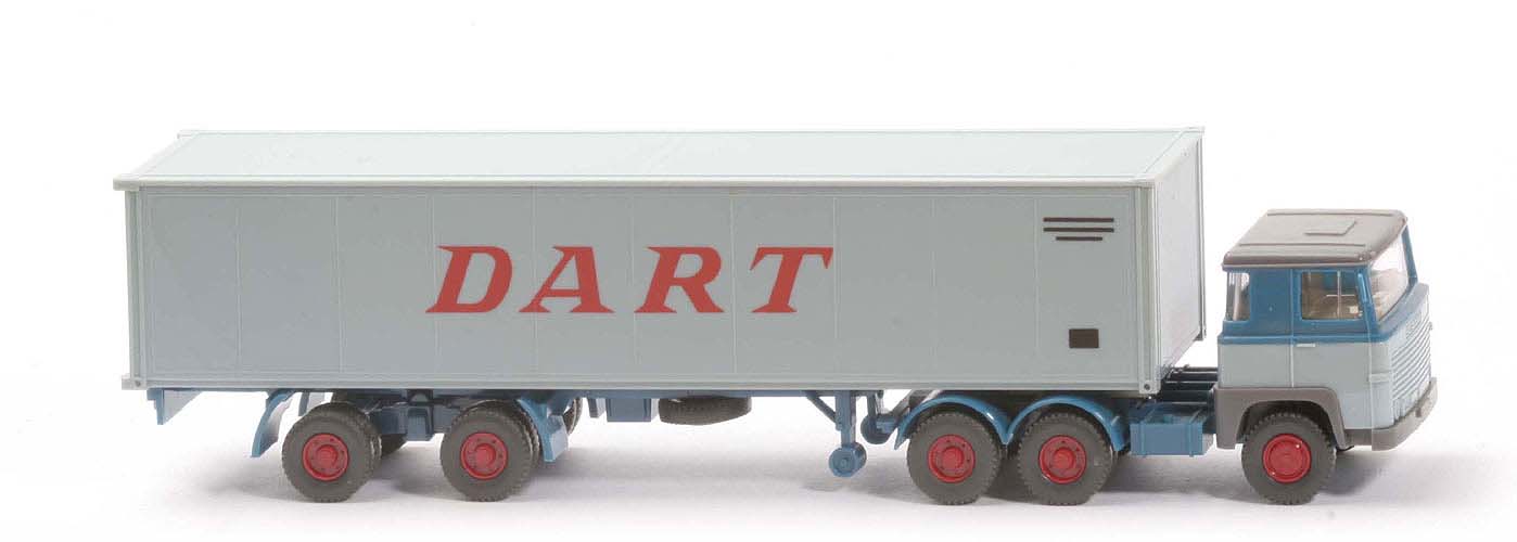 Scania 111  Container-Sattelzug - DART ohne Unterfahrschutz - 520/39b