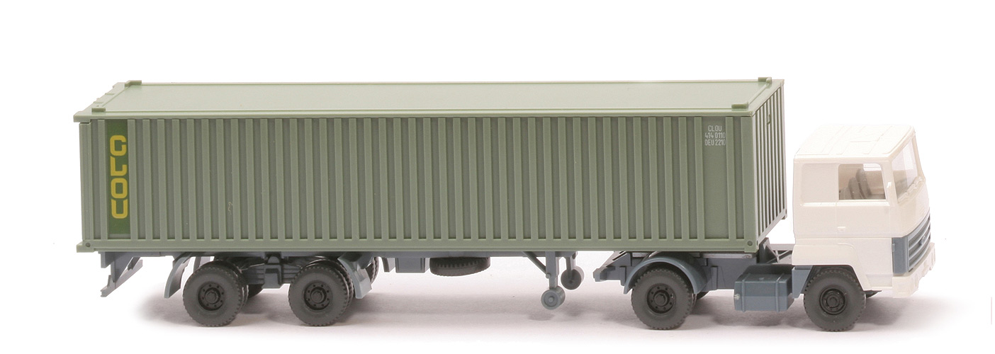 Ford Transcontinental Container-Sattelzug  - Clou 40 ft-Stahlcontainer - 523/20