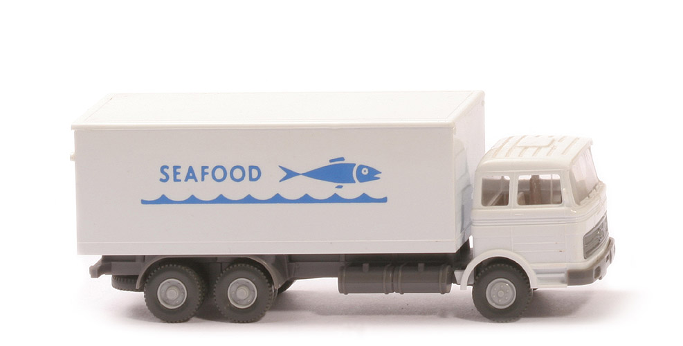 MB LP 2223 Koffer-LKW - Seafood, Dach weiß - 450/19b