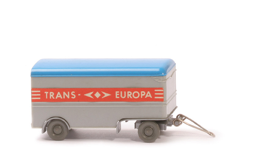 Möbelanhänger Trans Europa - silbergrau/himmelblau - 501/3a