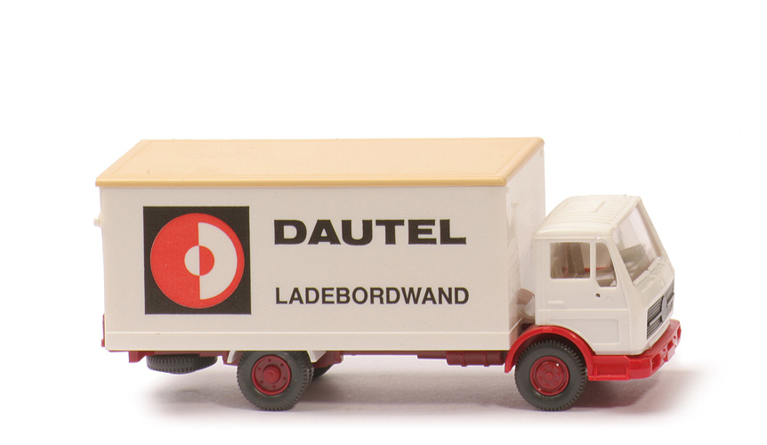 MB 1017 hoher Koffer - Dautel, Dach hellbeige, CH hellbraunrot - 436/19a