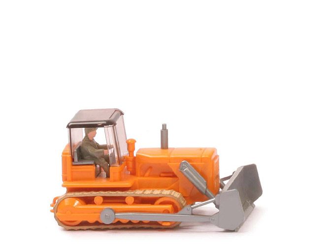 Planierraupe mit Dach - hellorangegelb - 655/3a