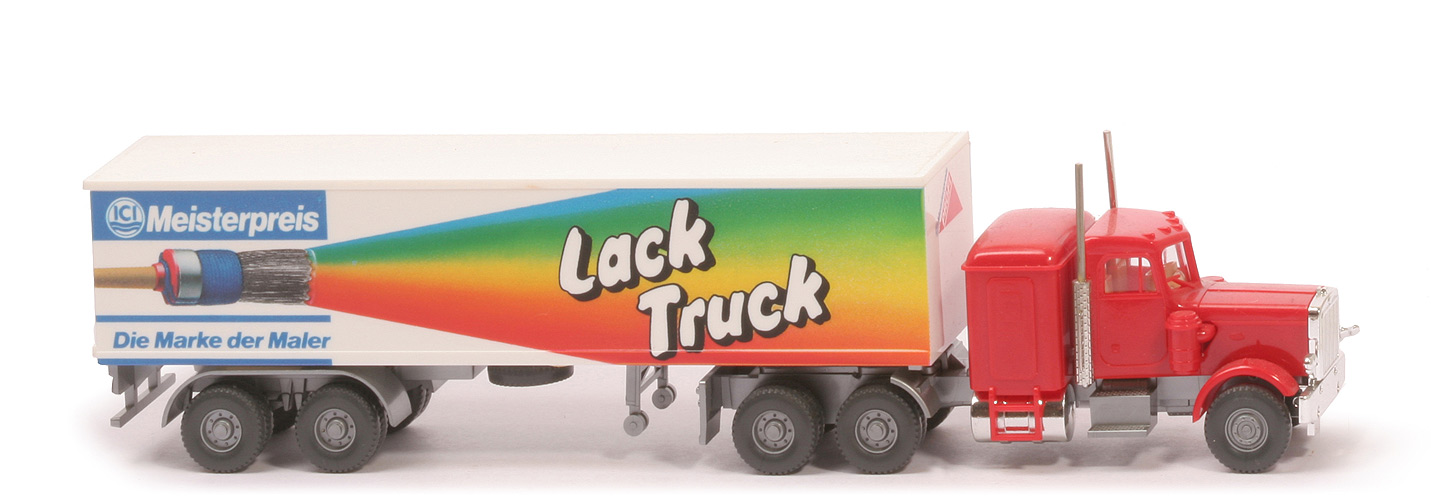Peterbilt Koffer-Sattelzug - Lack Truck - 527/6