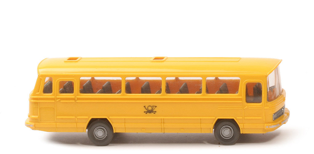 MB O 302 Postbus - ohne Streben, Dach mattiert, Posthorn - 710/10a