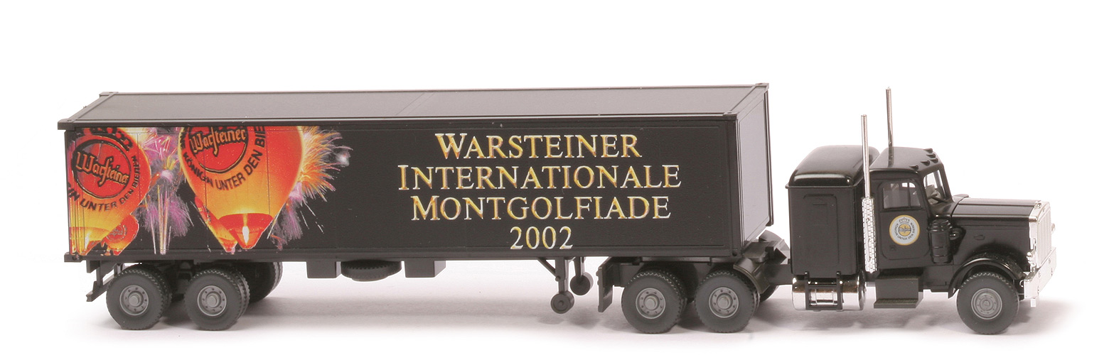 Peterbilt Container-Sattelzug (2002) - Warsteiner: "Montgolfiade 2002" - Warsteiner (18d)