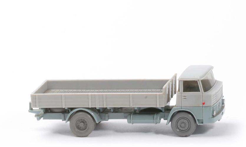 Henschel HS 16 Pritsche - silbergrau /grünblau - 417/1b