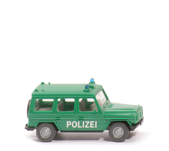 MB 230 GE Polizei - Dach, Grill grün, mit ZH - 106/2