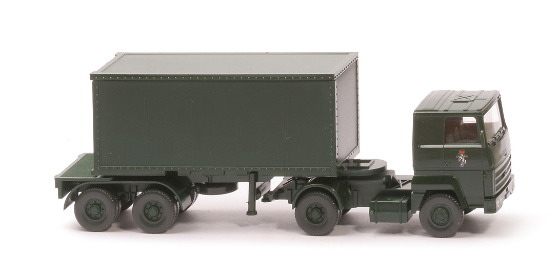 Ford Transcontinental Container-Sattelzug (2010) - Militär, 20 ft-Plywoodcontainer - nicht erfasst