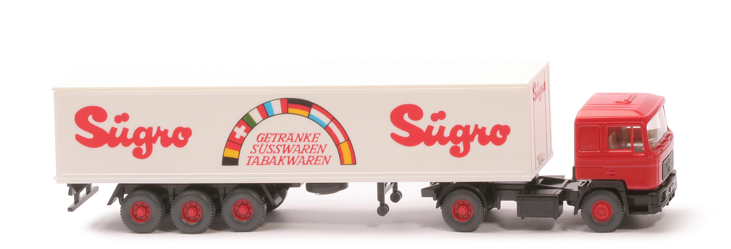 MAN F 90 Koffer-Sattelzug 2/3 - Sügro - 541/15b