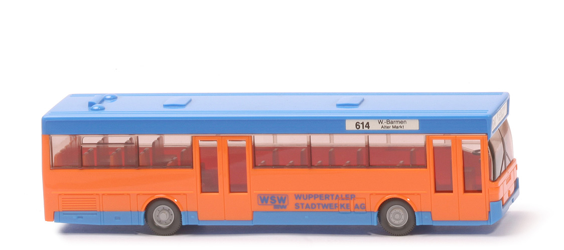 Linienbus MB O 405, beschriftet - Wuppertaler Stadtwerke - 702/3
